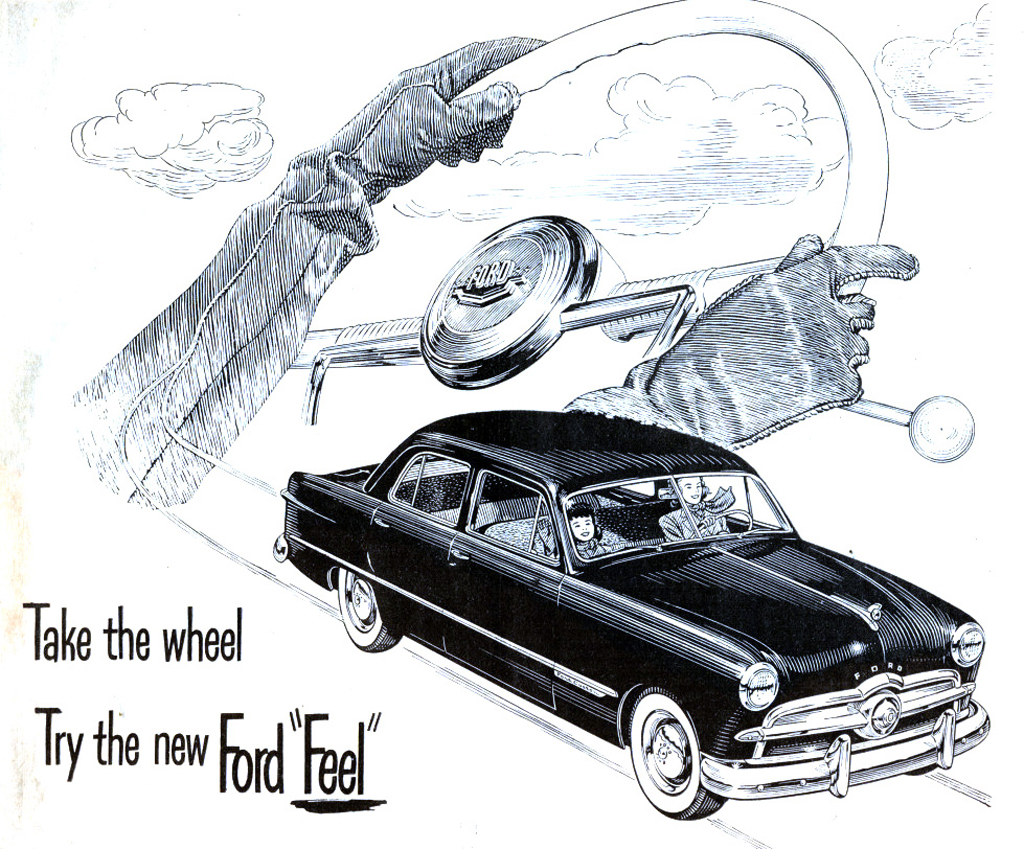 1949 Ford - Take the wheel - try the Ford Feel
